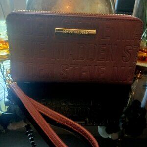STEVE MADDEN burgundy wallet